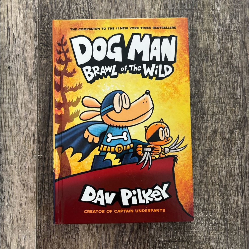 Dog Man: Brawl of the Wild by - Yellow and Red Cover